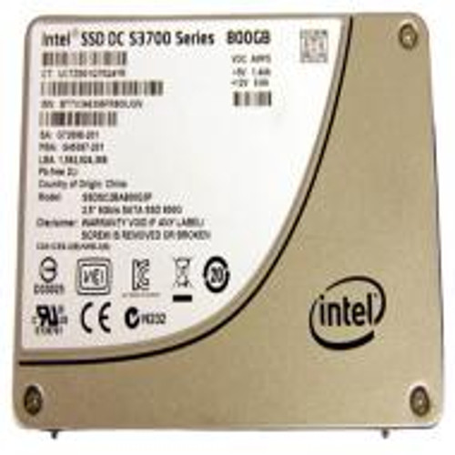 SSDSC2BA800G3P | Dell |Intel 800Gb Sata-6Gbps 2.5Inch Multi Level Cell (Mlc) Sc Enterprise Value Solid State Drive For Dc S3700 Series (Dual Label/ Hp SSDSC2BA800G3P | Dell |Intel 800Gb Sata-6Gbps 2.5Inch Multi Level Cell (Mlc) Sc Enterprise Value Solid State Drive For Dc S3700 Series (Dual Label/ Hp