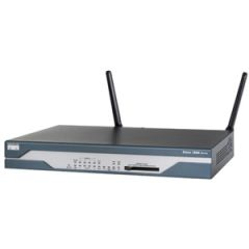 CISCO1801-M | CISCO | 1801 Integrated Services Router Annex M 10 Ports 2 Slots Adsl Rack-Mountable Desktop Wall Mountable CISCO1801-M | CISCO | 1801 Integrated Services Router Annex M 10 Ports 2 Slots Adsl Rack-Mountable Desktop Wall Mountable