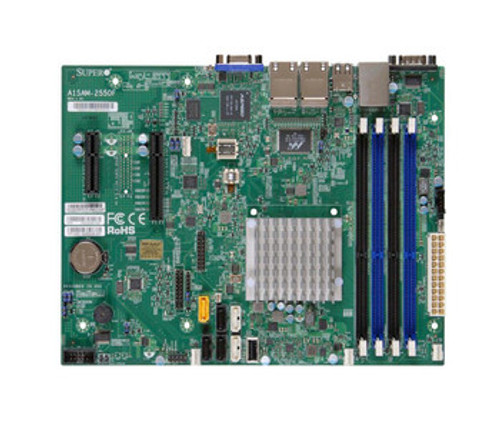 MBA1AM25B | SUPERMICRO | Socket Fcbga 1283 System On Chipset Intel Atom C2550 Processors Support Ddr3 4X Dimm 2X Sata3 6.0Gb/S Micro-Atx Server