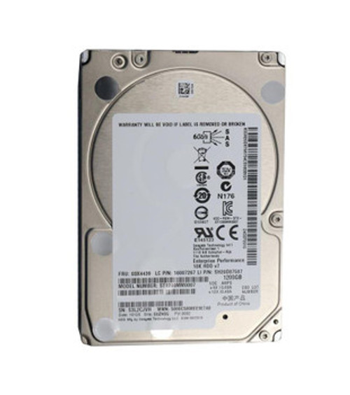 03X4439 | LENOVO | 1Tb 10000Rpm Sas 6.0 Gbps 2.5 64Mb Cache Hard Drive"