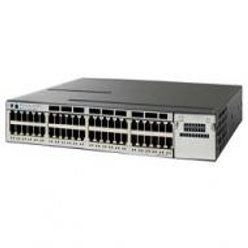 WS-C3750X-48PF-L | CISCO | Catalyst 3750 Series 48-Port 10/100/1000Base-T Ethernet Network Module Switch
