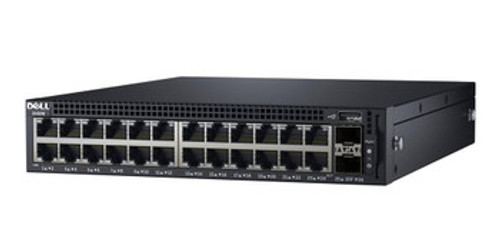 210-ADPL | Dell | Networking X1026 24-Ports SFP 10/100/1000Base-T PoE Manageable Layer 2 Rack-Mountable Gigabit Ethernet Switch 210-ADPL | Dell | Networking X1026 24-Ports SFP 10/100/1000Base-T PoE Manageable Layer 2 Rack-Mountable Gigabit Ethernet Switch