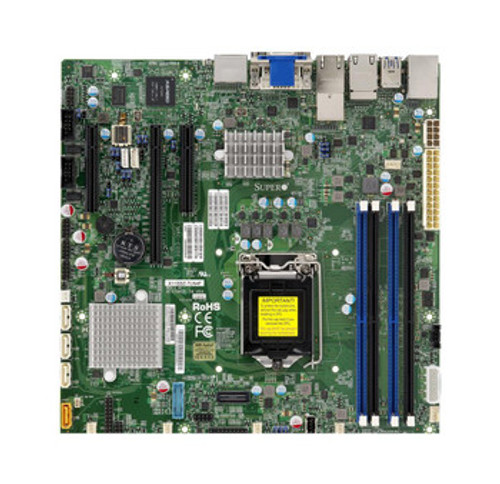 X11SSZTLN4FB | SUPERMICRO | Socket H4 Lga 1151 Xeon E3-1200 V5 / V6 Intel C236 Chipset Ddr4 4 X Dimm 4 X Sata 6Gbps Micro-Atx Server Motherboard (