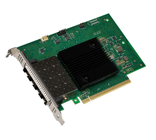 E810XXVDA4BLK | Intel | Quadport Pcie 4.0 X16 Low Profile 25 Gigabit Sfp28 X 2 Ethernet Network Adapter