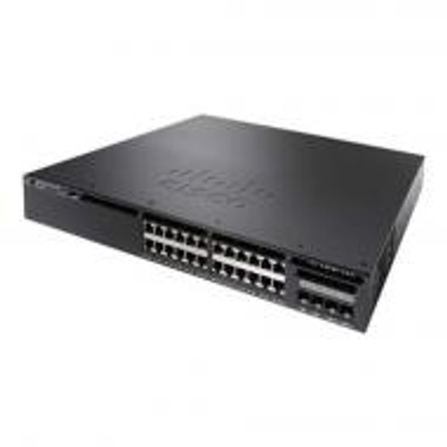 WS-C3650-24PS-L | Cisco | Catalyst 3650 24-Port 24 x 10/100/1000 (PoE+) + 4 x SFP 20/230V AC 1U Rack-Mountable Switch