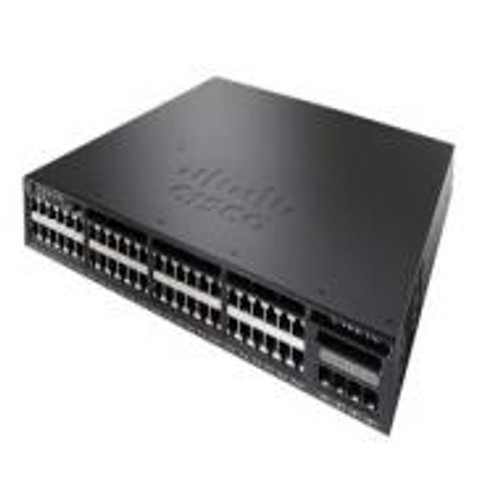 WS-C3650-48TS-L | Cisco | Catalyst 3650 48-Ports 48 x 10/100/1000 + 4 x SFP Managed Stackable 1U Rack-Mountable Switch