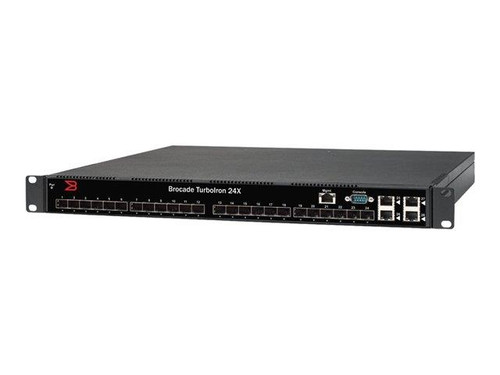 TI-24X-AC | BROCADE | Turboiron 1U 24-Ports Xfp Managed Switch With 4X 10/100/1000Base-T Rj-45 Ports (Refurbished)