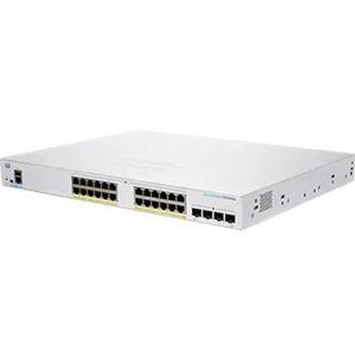 CBS250-24FP-4X | CISCO | 250 Series Ethernet Switch 24 Ports Manageable 2 Layer Supported Modular 370 W Poe Budget Optical Fiber Twisted Pair Poe Ports