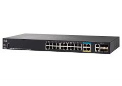 SG350X-24PD-K9 | CISCO | Sg350X 24-Port X 10/100/1000Base-T 1Gb/S Poe+ Managed Layer 3 Rack-Mountable Switch
