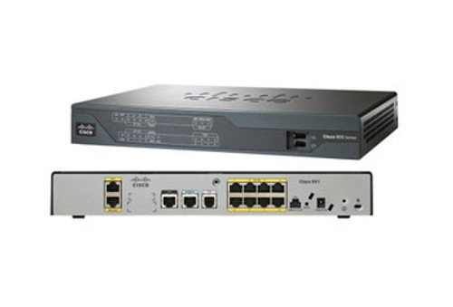 CISCO891-K9-B2 | CISCO | 891 Integrated Services Router 8 X 10/100Base-Tx Lan 1 X 10/100/1000Base-T Wan