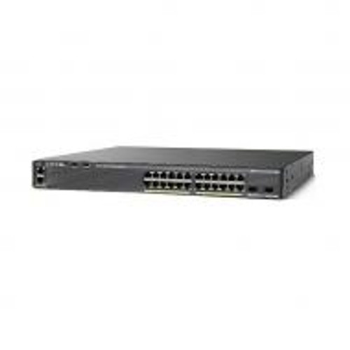 WS-C2960X-24TD-L | Cisco | Catalyst 24-Port RJ-45 2 x Slot + 10/100/1000Base-T Rack-Mountable Ethernet Switch
