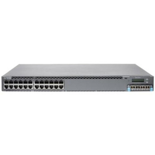EX4300-24T | JUNIPER | Ex4300 Series 24-Ports 10/100/1000Baset Layer 3 Ethernet Switch With 4X 10Gb Sfp+ Ports And 350-Watts Ac Power Supply