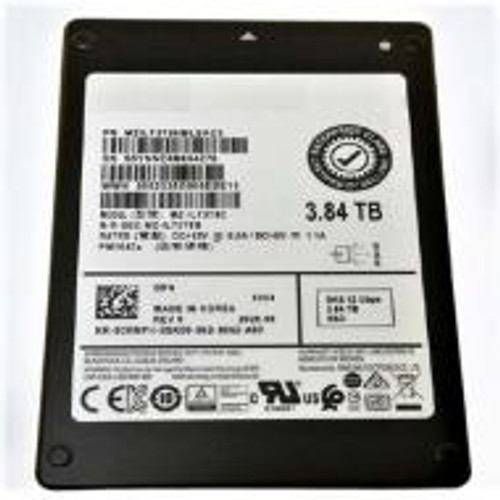 MZ-ILT3T8C | Samsung | Pm1643A 3.84 Tb Sas 12Gbps 2.5Inch Read Intensive Tlc Enterprise Internal Solid State Drive