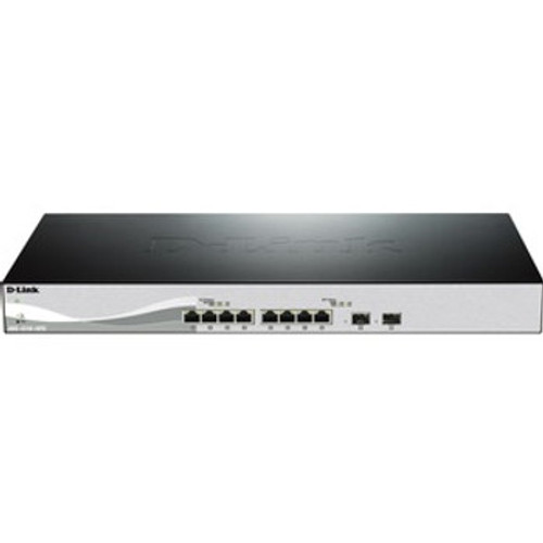 DXS-1210-10TS | D LINK |D-LINK 10 Gigabit Ethernet Smart Switch 8 Ports Manageable 10Gbase-T 2 Layer Supported