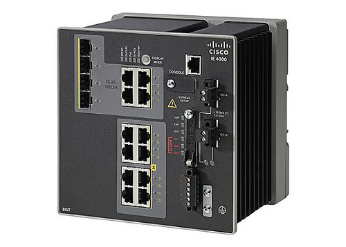 IE-4000-8GT4G-E | CISCO | Industrial Ethernet 4000 Series 12-Ports Ethernet Switch