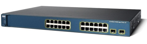 WS-C3560E-24PDE - Cisco 3560E 24 10/100/1000POE+2 10GE(X2)750W,I