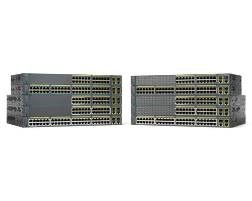 Ws-C2960+48Pst-S= | Cisco | Catalyst 2960 Plus 48 10/100 Poe + 2 100