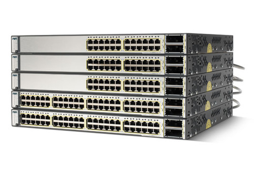 Ws-C3750E24Tdsd= | Cisco | Cat3750E24-10/100/1000+2-10Ge X2,265W Dc