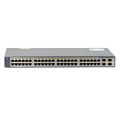 Ws-C3750V248Pss= | Cisco | Cat3750V2 48 10/100 Poe +4 Sfp Standard