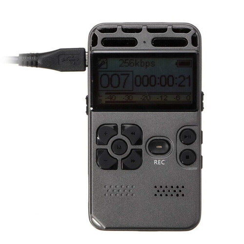 64Gb Rechargeable Lcd Digital Audio Sound Voice Recorder Dictaphone Mp3 Player