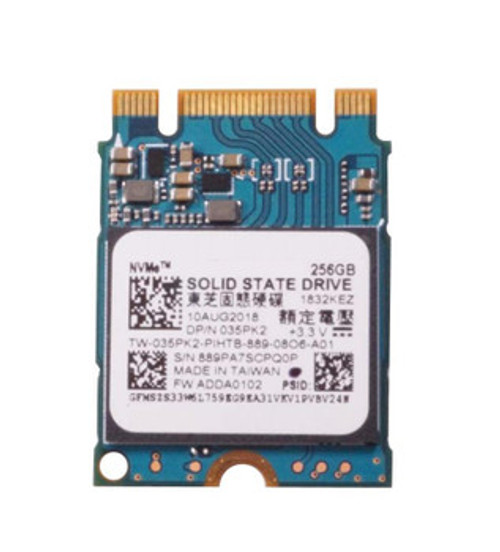 035PK2 | Dell | 256GB PCI Express 3.0 x2 NVMe M.2 2230 Internal Solid State Drive (SSD)