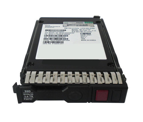 P20737-001 | HP | 1.6TB NVMe U.3 Mixed Use 2.5-inch SC Solid State Drive (SSD)