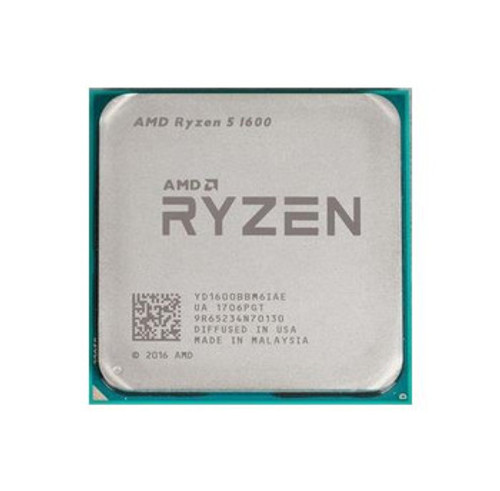 YD1600BBM6IAE | AMD | Ryzen 5 1600 6-Core 3.20GHz 16MB L3 Cache Socket AM4 Processor