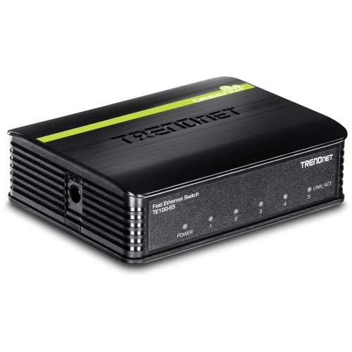 TE100-S5 | TRENDnet | 5-port Fast Ethernet Switch 5 x 10/100Base-TX LAN