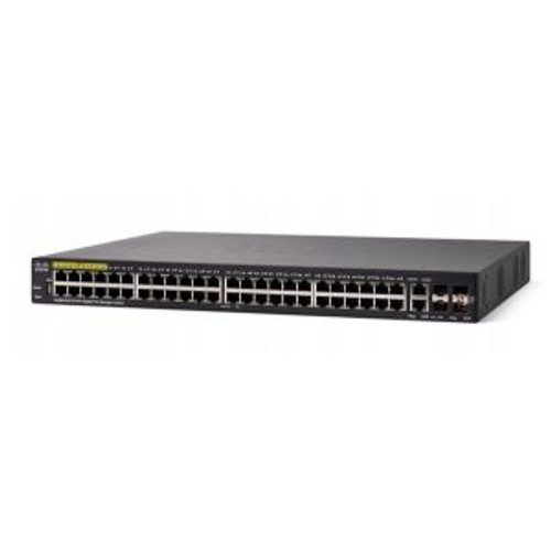 SG350-52P-K9 | Cisco | 52-Port x 10/100/1000Base-T 1Gb/s PoE+ Manageable Layer 3 Rack-Mountable Gigabit Ethernet Switch