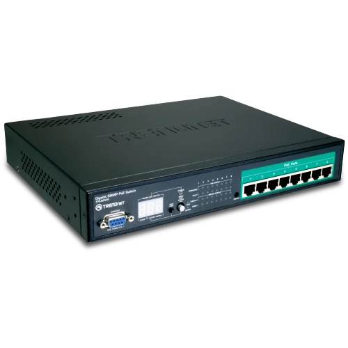 TPE-LG80 | TRENDnet | Ethernet Switch 8 x Gigabit Ethernet Network Twisted Pair 2 Layer