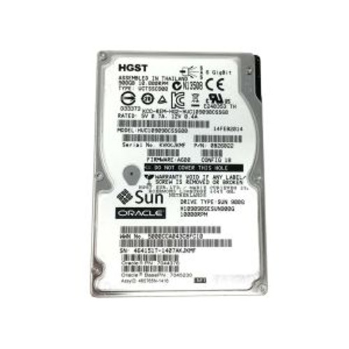 H109090SESUN900G | Sun | 900GB SAS 6Gb/s 10000RPM 64MB Cache 2.5-inch Internal Hard Drive with Tray