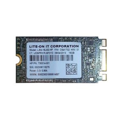 735314-001 | HP | 16GB SATA 6Gb/s M.2 2242 D2 Solid State Drive (SSD) 735314-001 | HP | 16GB SATA 6Gb/s M.2 2242 D2 Solid State Drive (SSD)