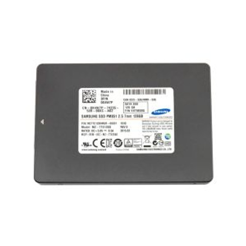 MZ-7TE128D | Samsung | PM851 Series 128GB SATA 6Gb/s TLC (AES-256 Bit) (512e) 2.5-inch Solid State Drive (SSD)