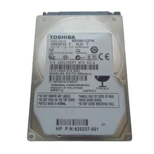 625237-001 | HP | 500GB 7200RPM SATA 3Gb/s 2.5-inch Hard Disk Drive