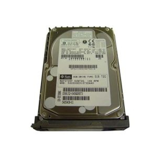 540-5408 | Sun | 73GB 10000RPM Fibre Channel 2Gb/s 8MB Cache 3.5-inch Internal Hard Drive
