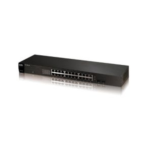 GS1100-24 | ZyXEL | 24-Port 10/100/1000Base-TX Gigabit Ethernet Switch Rack-Mountable