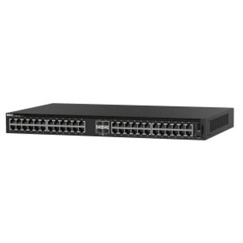 210-AJIU | Dell | N1148T-ON 48-Ports 10/100/1000Mbps RJ-45 Managed Rack-Mountable Network Switch with 4-Ports SFP+