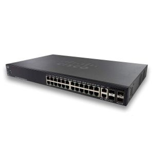 SG350X-24P-K9 | Cisco | SG350X 24-Port x 10/100/1000Base-T 1Gb/s PoE+ Managed Layer 3 Rack-Mountable Switch