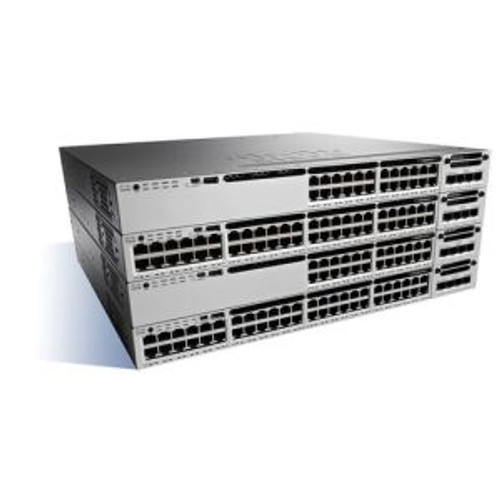 WS-C3850-24XU-E | Cisco | Catalyst 3850 Series 24-Ports UPoE 10GBase-T Manageable Layer3 Rack-mountable 1U Switch