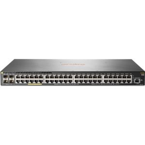 JL256ACM#ABA | HP | Aruba 2930F 48-Ports 1 GbE PoE+ Rack Mountable Network Switch with 4-Ports SFP+