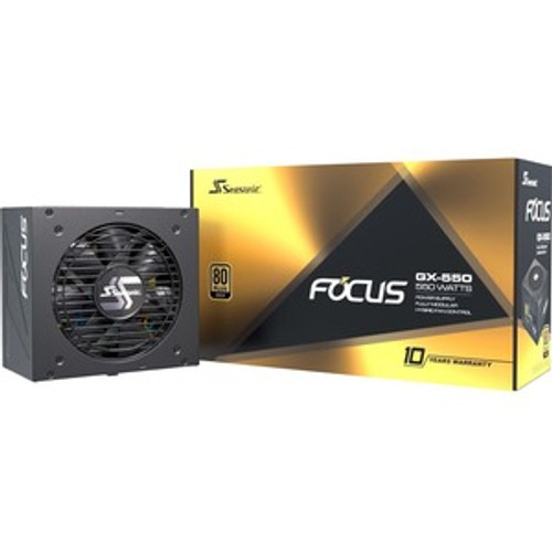 FOCUS GX-550 | Sea Sonic Electronics Co | Electronics Co 550-Watts 120-230VAC ATX12V Power Supply FOCUS