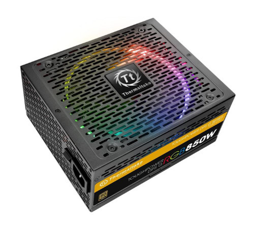 PS-TPG-0850DPCGUS-R | Thermaltake Tech | Toughpower DPS G RGB 820-Watts ATX12V 20+4-Pin 80 Plus Gold Power Supply