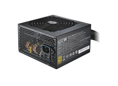 MPY-6501-ACAAG | Cooler Master Co | MWE Gold 650-Watts ATX12V 90% Efficiency Power Supply MPY-6501-ACAAG | Cooler Master Co | MWE Gold 650-Watts ATX12V 90% Efficiency Power Supply