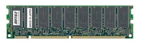 VS133-E256/ME | Buffalo | 256MB PC133 133MHz ECC Unbuffered CL3 168-Pin DIMM Memory Module