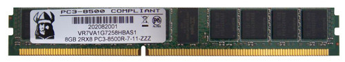 VR7VA1G7258HBAS1 | Viking | 16GB Kit (2 X 8GB) PC3-10600 DDR3-1333MHz ECC Registered CL9 240-Pin DIMM Very Low Profile (VLP) Dual Rank Memory