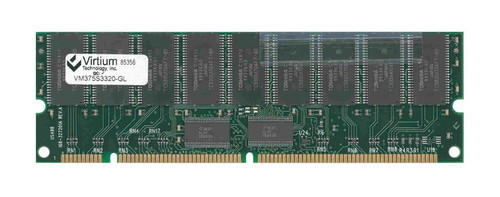 VM375S3320-GL | Virtium | 256MB PC133 133MHz ECC Registered CL3 168-Pin DIMM Memory Module