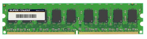 T400EA256A | Super Talent | 256MB PC2-3200 DDR2-400MHz ECC Unbuffered CL3 240-Pin DIMM Memory Module
