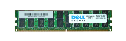 SNPGT744CK2/16G | Dell | 16GB Kit (2 X 8GB) PC2-5300 DDR2-667MHz ECC Registered CL5 240-Pin DIMM Quad Rank Memory for PowerEdge 6950 Server