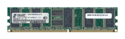 SG3272RDDR3H1LPIC | Smart Modular | 256MB PC2100 DDR-266MHz Registered ECC CL2.5 184-Pin DIMM 2.5V Memory Module