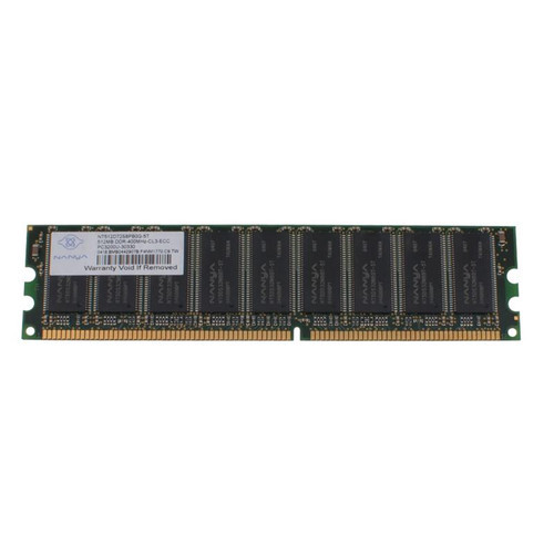 PE193812 | Edge Memory | 512MB PC3200 DDR-400MHz ECC Unbuffered CL3 184-Pin DIMM Memory Module